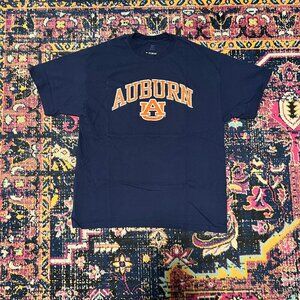 Vintage 90s Y2K The Game Auburn University Navy Blue Men's XL Auburn Tigers Tee